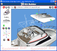 3D Kit Builder (Flybridge Cruiser) screenshot